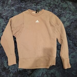 Adidas women's sweatshirt. Light brown. Size XS